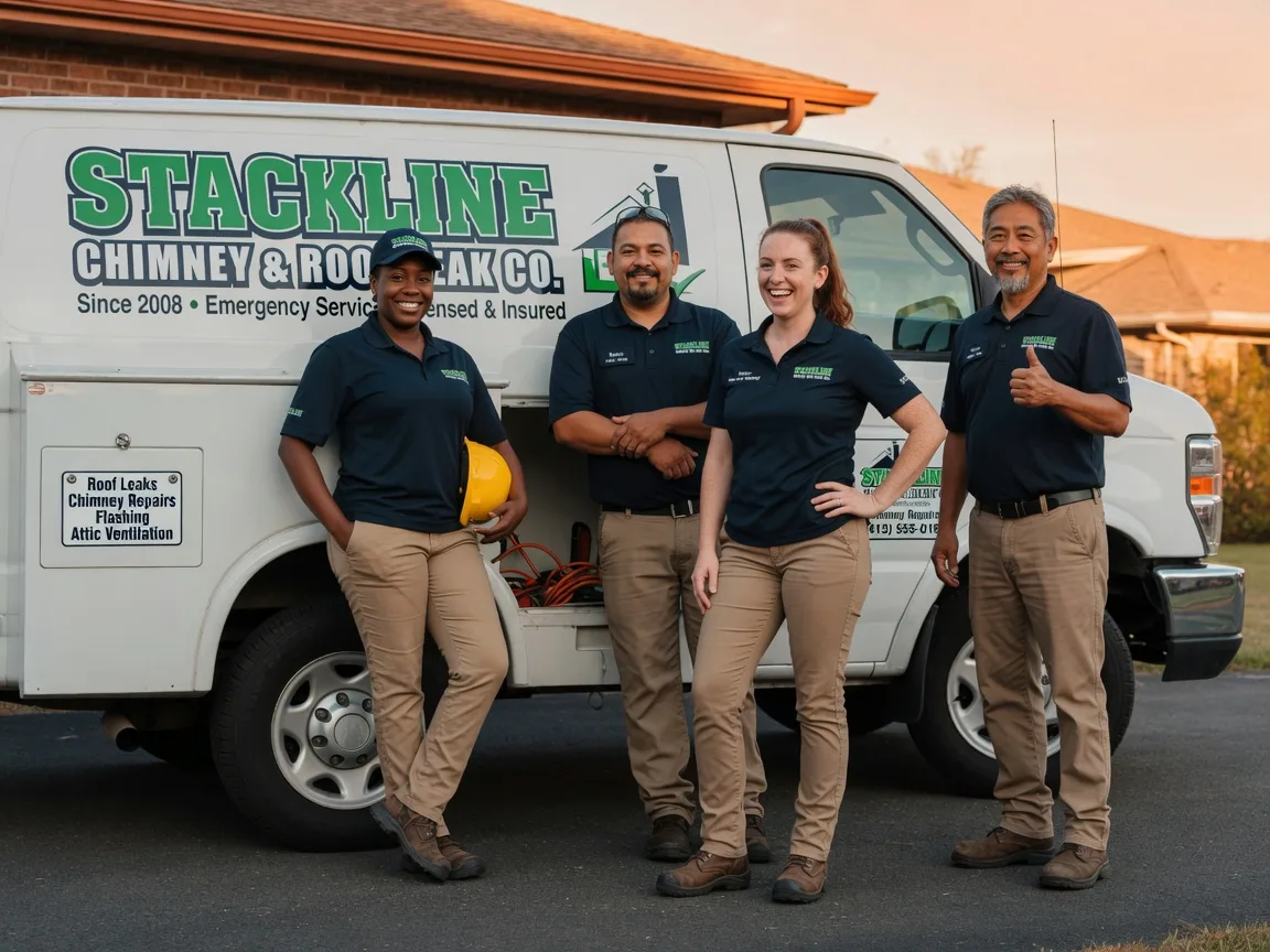 Chimney flashing repair company in Harrells, NC